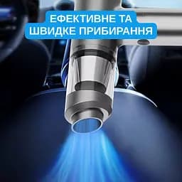 Автомобільний пилосос Yaoen 122 Brushless 90W 4000mAh (YVCNU4090B 5415) Сірий - мініатюра 8
