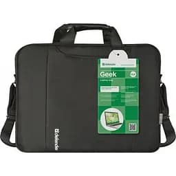 Сумка для ноутбука Defender 15,6" Geek black (26084) - мініатюра 7