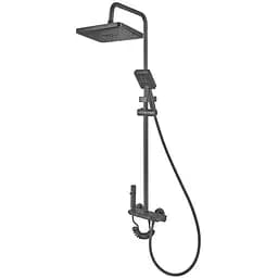 Душева система Armata BCS-009-J graphite з кнопковим перемикачем 4 режими CH6509, Графіт