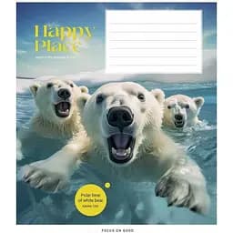 Тетрадь ученическая Wild selfie Школярик 012-3352K-4 в клетку 12 листов