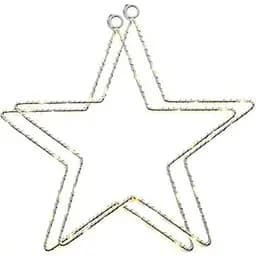 Светодиодные рождественские звезды, SANDYBY Star Window Light 40 теплых белых светодиодных ламп с батарейным питанием