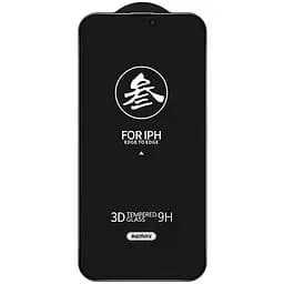 Захисне скло Remax 3D Privacy (GL-27) для Apple iPhone 16 Pro Max (6.9) Чорний - мініатюра 2