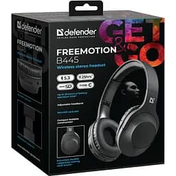 Гарнітура Defender FreeMotion B445 Bluetooth, Black - мініатюра 8