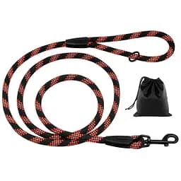 Поводок для собак Barksi Active 300х0.9 см черно-оранжевый