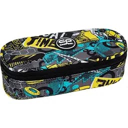 Пенал на молнии CoolPack Campus Goal Time, с органайзером для ручек, 23х9х5 см (F062701)