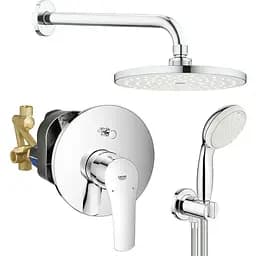Душова система прихованого монтажу із змішувачем Grohe Eurosmart New UA25183004, Хром