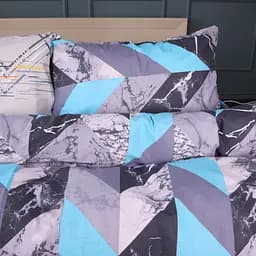 Наволочка MirSon Ranforce Elite Graphitea 60x60 см серо-голубая (2200011703978)