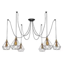 Люстра-паук LS 2102-6G