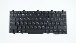 Клавіатура для ноутбука DELL (Latitude: E5450, E7450), rus, black, без фрейма, з підсвічуванням, без джойстика - мініатюра 2