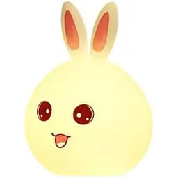Детский силиконовый ночник Заяц Rabbit Silicone Lamp LY-271 аккумуляторный светильник игрушка для сна