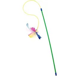 Игрушка для кошек Природа Удочка с перьями 50 см