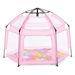 Детский манеж MR 1512 Powder Pink 146×127×110 см