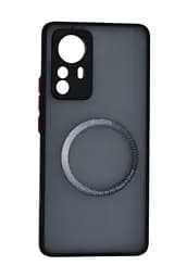Магнітний чохол XON PhoneCase Magnetic для Xiaomi Mi 12 Pro (PCMB311121200B 9847) Чорний