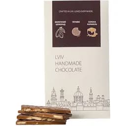 Шоколад Львовская Мастерская Шоколада молочный с соленой карамелью и печеньем 78 г