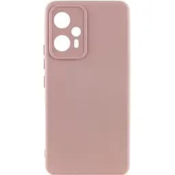 Чехол Silicone Cover Lakshmi Full Camera A для Xiaomi Redmi Note 12T Pro Розовый / Pink Sand