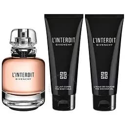 Набір Givenchy L Interdit Eau de Parfum 80 мл парфумована вода, 75 мл лосьон для тіла, 75 млгель для душу