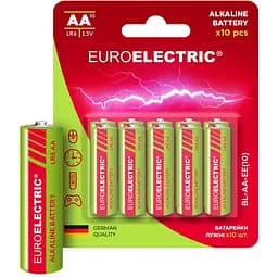 Батарейки Euroelectric AA LR6 1,5V, 10 шт.