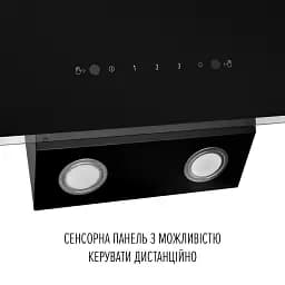 Витяжка декоративна похила PERFELLI VIO 5HW NERO - мініатюра 10