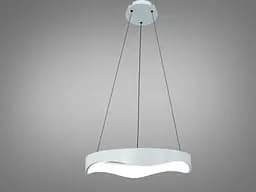 Світлодіодна люстра Romin з підсвічуванням на пульті 90 Вт чорна