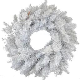 Вінок Novogod'ko Альпійський 70 см білий (904452)