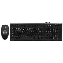 Комплект (клавіатура, миша) A4Tech (KRS-8572 Black)