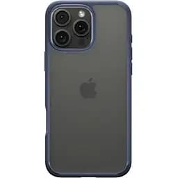 Прозорий чохол Spigen Ultra Hybrid Navy Blue для iPhone 16 Pro (ACS08126) - мініатюра 4