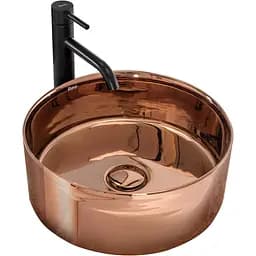 Умивальник Rea Ida rose gold накладний рожеве золото REA-U7401, Золотий