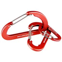 Комплект карабинов Lifeventure Karabiners Красный