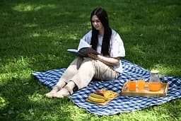 Плед Ardesto Picnic 130х170 см 100% поліестер клітинка синій (ART0916BC) - мініатюра 7
