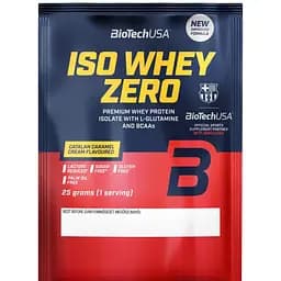 Протеин BiotechUSA IsoWhey Zero Lactose Free Сatalan caramel cream 25 г