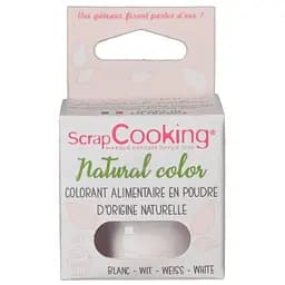 Харчовий барвник ScrapCooking натуральний білий 10 г