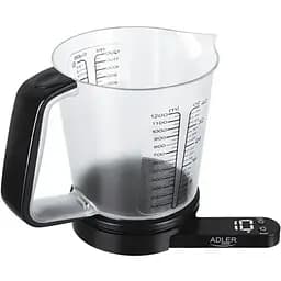 Ваги кухонні з мірним стаканчиком 1200 мл чашою Adler AD 3178