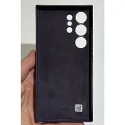 Оригінальний шкіряний чохол Samsung Vegan Leather Case для Samsung Galaxy S24 Ultra Dark Violet GP-FPS928HCAVW SM-S928 - мініатюра 7