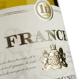 Вино Mare Magnum Sauvignon Blanc Frances, біле, сухе, 1 л (7340048606752) - мініатюра 3