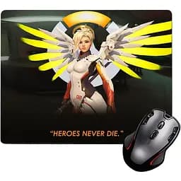 Ігрова поверхня Nextprint Ангел Овервотч Mercy Overwatch 220 х 180 мм (2542)