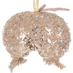 Елочное украшение Lefard Гранат 11 см персиковое (66-054)