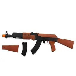 Автомат PT 020-5, мягкие патроны с присоской и пульки, съемный пример