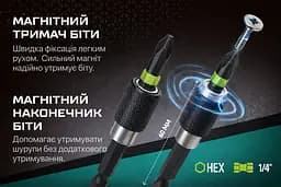 Набор біт Alloid Building Tools 11 шт. (SB-2111) - мініатюра 7