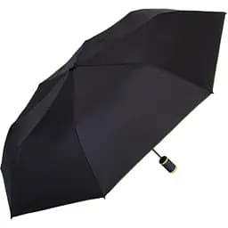 Жіноча складана парасолька напівавтомат Fare 94 см чорна