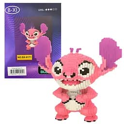 Детский конструктор Magic Blocks Стич Angel розовый на 4000 деталей (8171)