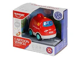 Машинка HE 0537-5 "Пожарная машина", звук, свет, в коробке (6900048090077)