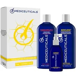 Набір проти випадіння та стоншення волосся у чоловіків Mediceuticals Advanced Hair Restoration Kit: Шампунь Bioclenz 250 мл + Кондиціонер Therapeutic 250 мл + Сироватка Numinox 125 мл
