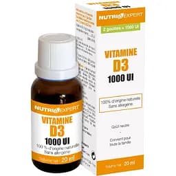 Натуральный витамин D3 Nutriexpert безвкусна 20 мл