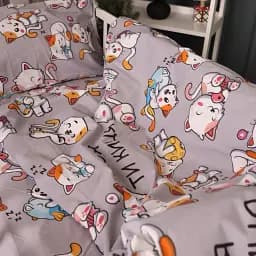 Комплект дитячої постільної білизни MirSon Моя ти киця бязь 160x220 см (2200010404036) - мініатюра 2