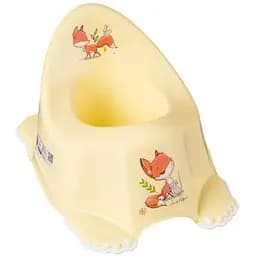 Горщик дитячий Tega Baby з музикою антиковзкий Forest Fairytale light yellow