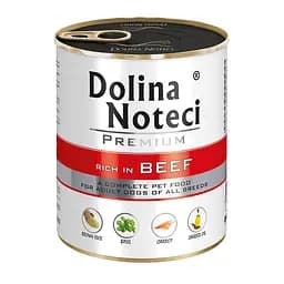 Консерва Dolina Noteci Premium 800г для собак з яловичиною, овочами та рисом