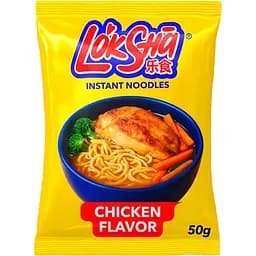 Вермішель швидкого приготування LokSha зі смаком курки 50 г