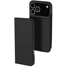 Чохол-книжка Dux Ducis з кишенею для візиток для Apple iPhone 17 Pro Max 6.9" Чорний