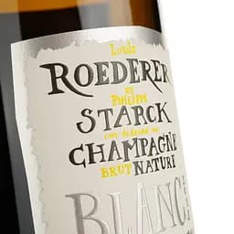 Шампанське Louis Roederer Nature Brut Philippe Starck Vintage 2012 DeLuxe, біле, брют, 12%, 0,75 л (1003129) - мініатюра 4