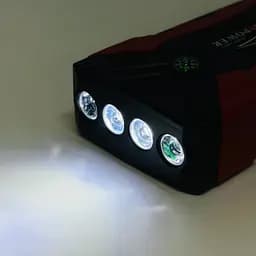 Пускозарядний пристрій бустер Jump Starter QY33 99800mAh 4 USB Чорно-червоний - мініатюра 10